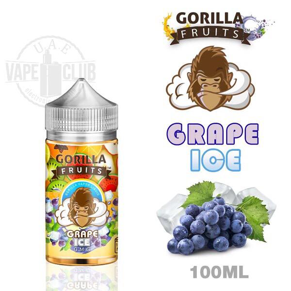 Gorilla fruits grape ice